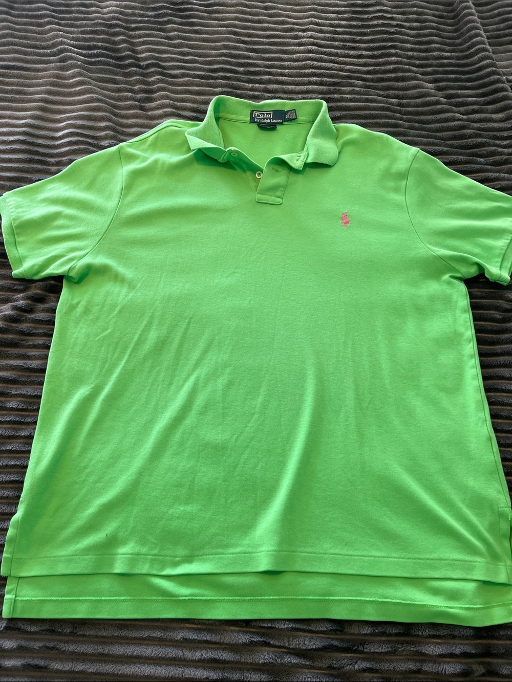 Ralph Lauren short sleeved polo bright green